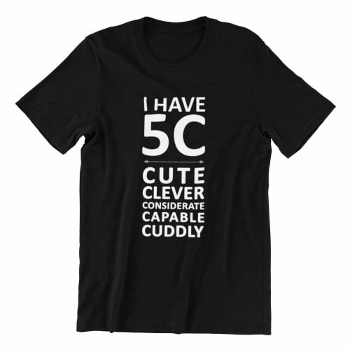 I have 5 Cs Black Funny Singapore Tshirt Streetwear Apparel by Kaobeiking