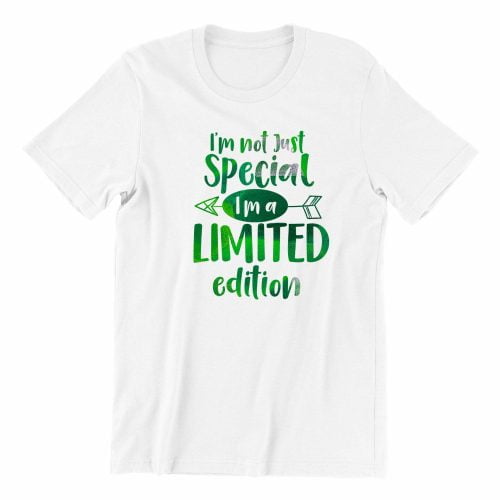 Im not special just limited edition kaobeiking cute graphic casual wear singapore teen fun typo quote white color streetwear teeshirt