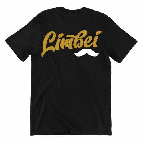 Limbei Mostauch gold black teeshrt singapore funny hokkien vinyl streetwear apparel designer