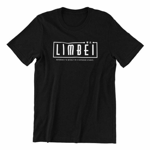 Limbei black teeshrt singapore funny hokkien vinyl streetwear apparel designer
