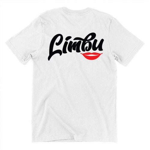 Limbu Lips white t shirt singapore kaobeking singlish online print shop