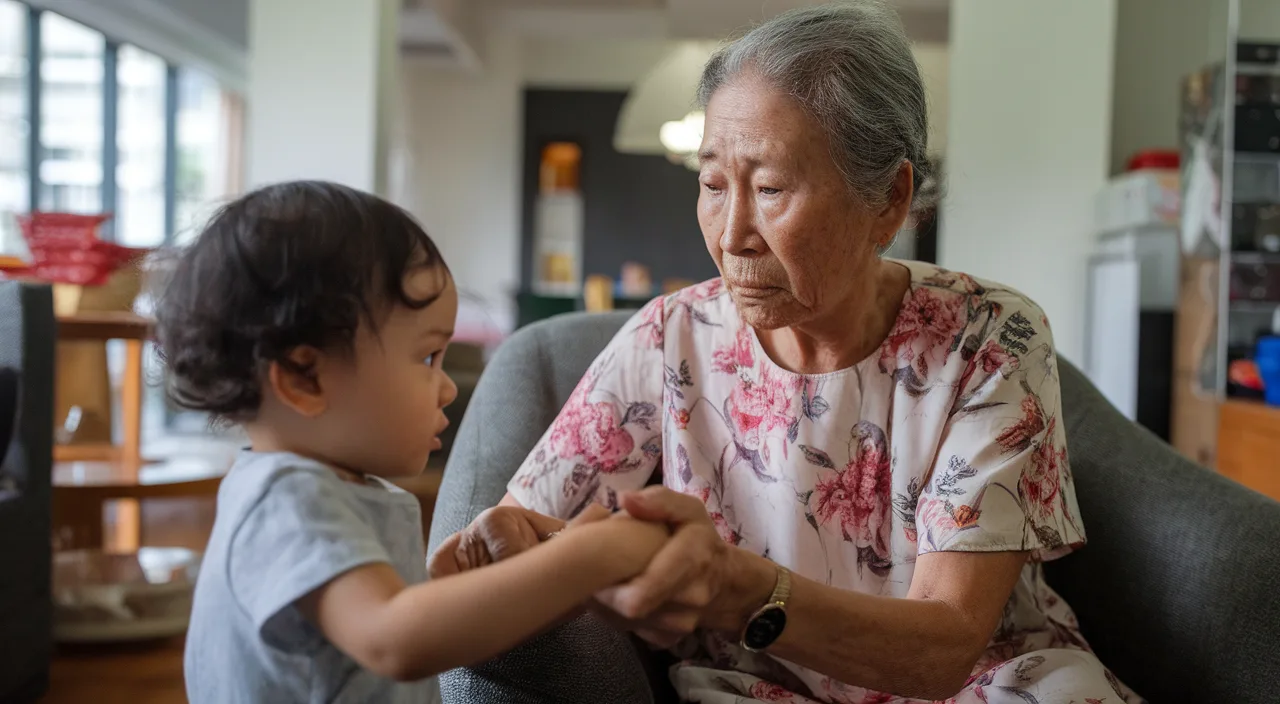 Ah Ma scolding for being risky