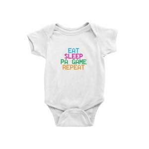 eat-sleep-pa-game-repeat-baby-romper-one-piece-sleepsuit-for-boy-girl