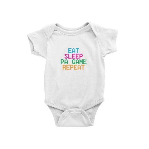 eat-sleep-pa-game-repeat-baby-romper-one-piece-sleepsuit-for-boy-girl