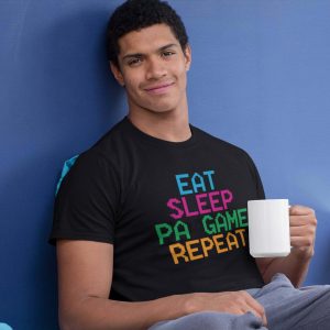 Eat Sleep Pa Game Repeat T-shirt