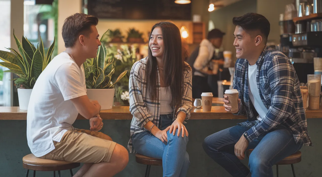 Locals casually speaking Singlish Friends using Singlish