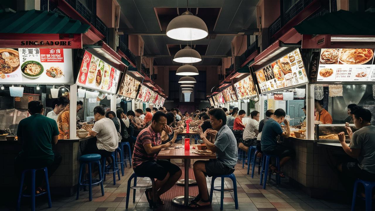 Singapore's‌ Unique Food Courts: The Evolution of Hawker Dining