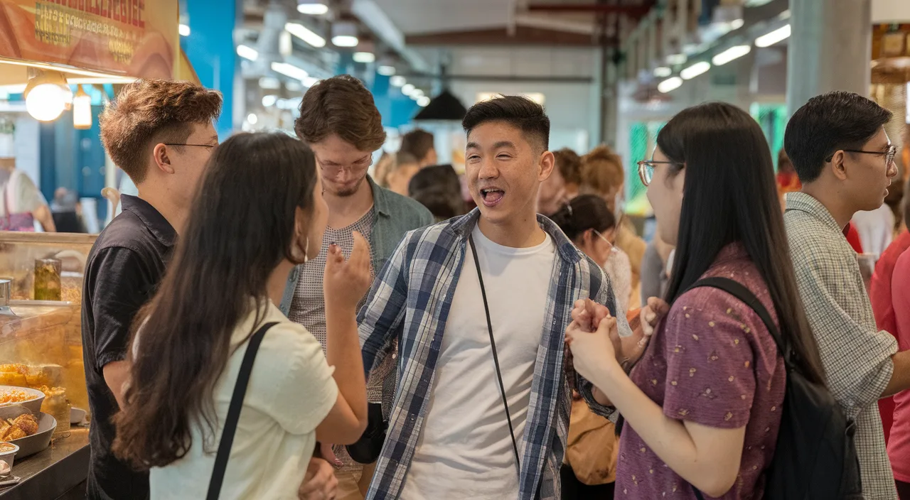 Breaking down Singaporean phrase Got meh Singlish got meh illustration