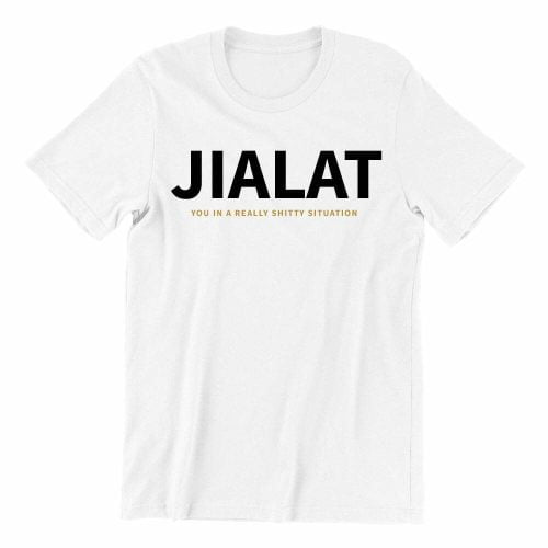 jialat-white-short-sleeve-mens-teeshrt-singapore-funny-hokkien-vinyl-streetwear-apparel-designer