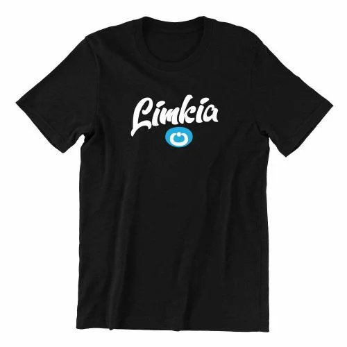limkia-kids-teeshirt-printed-black-fun-cute-boy-top-fashion-model-kaobeiking
