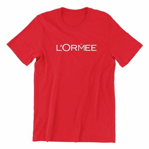 lormee-red-crew-neck-unisex-tshirt-singapore-brand-parody-vinyl-streetwear-apparel-designer