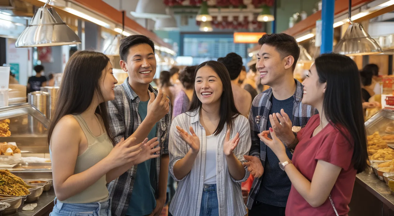 Singlish expression origins Singlish slang origins