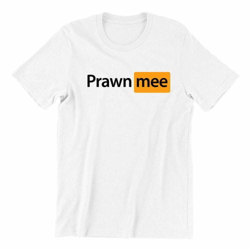 prawn-mee-white-short-sleeve-mens-teeshirt-singapore-kaobeiking-creative-print-fashion-store