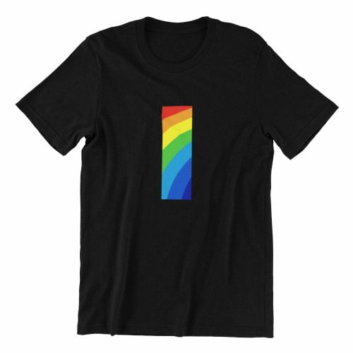 rainbow one black kaobeiking tshirt singapore print creative design fashion store