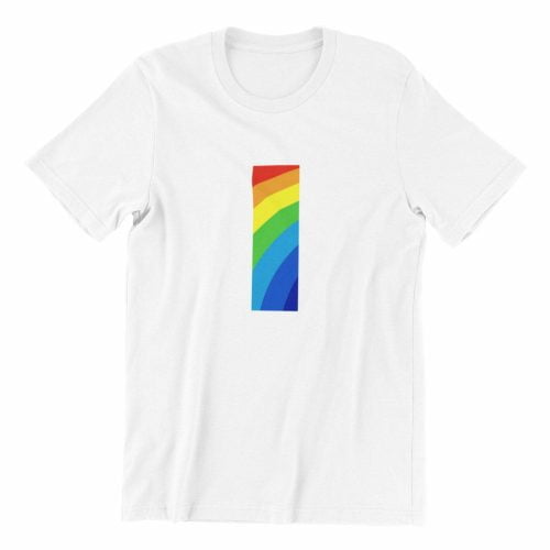 rainbow one white kaobeiking singapore tshirt designer fun tees online clothing label