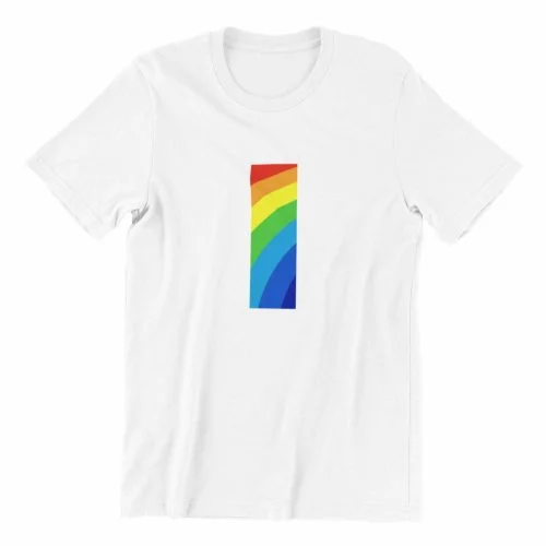 rainbow one white kaobeiking singapore tshirt designer fun tees online clothing label