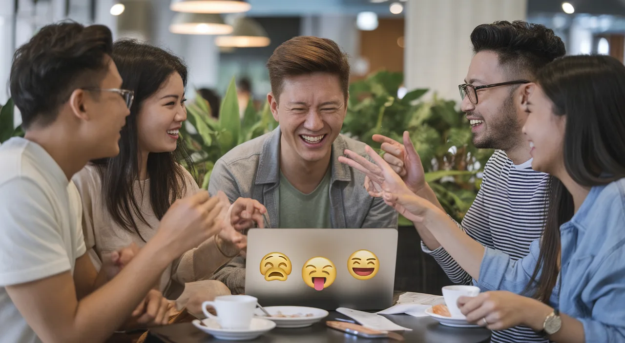 Resolving dispute with humour