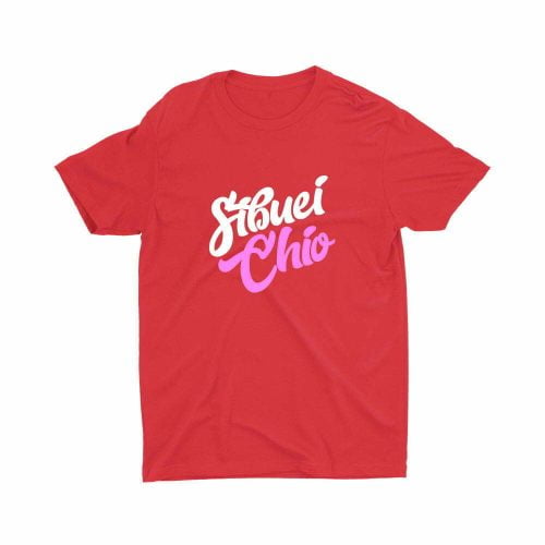 sibuei chio-children-teeshirt-printed-red-model-singlish-cute-girl-top-fashion-sg-kaobeiking