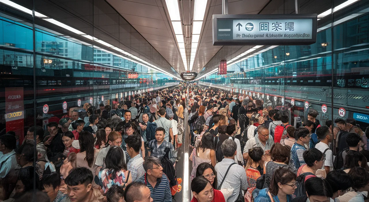 Jia lat MRT commute Crowded MRT, daily jia lat moment