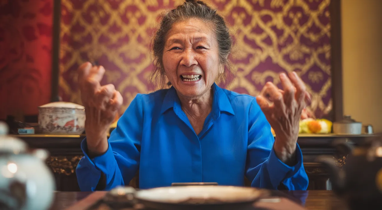 Grandmother using Singlish