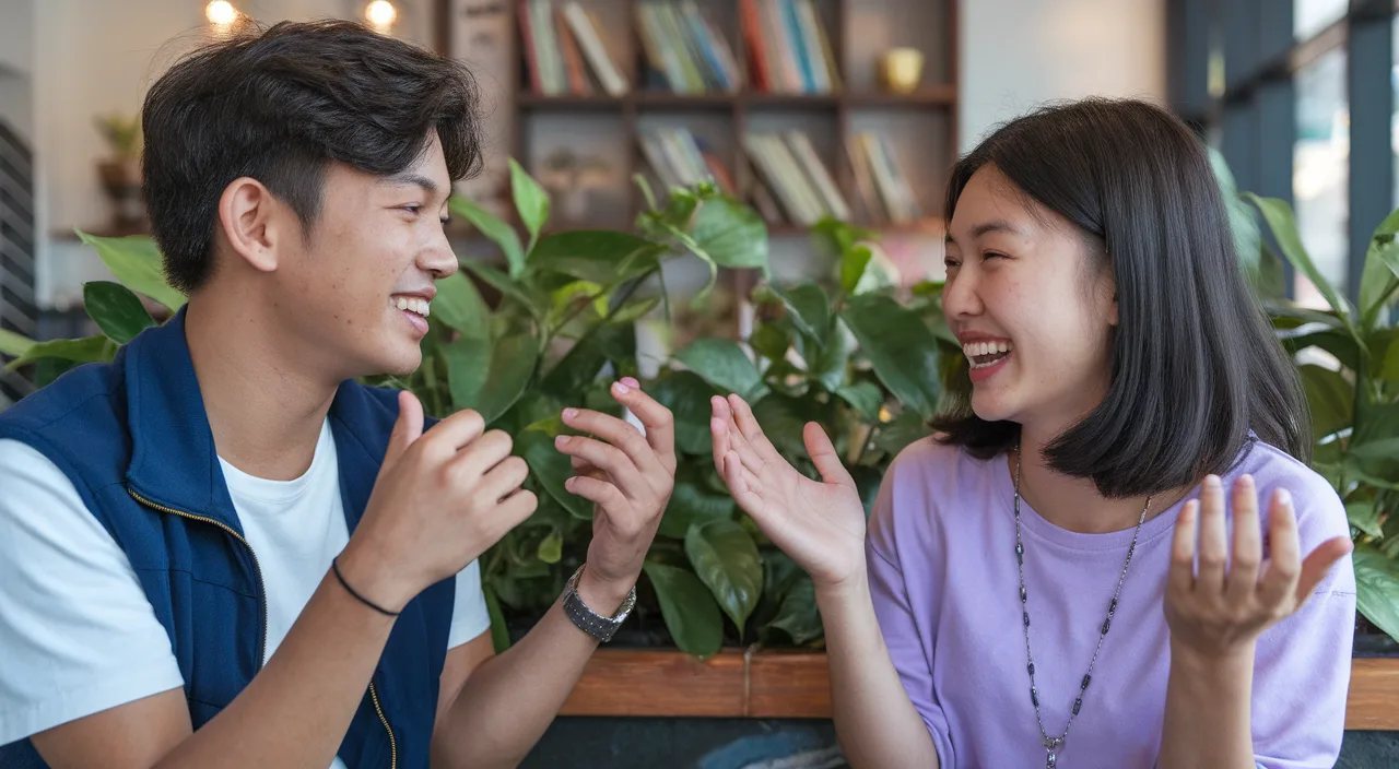 Local using Singlish in daily interaction Singaporean using Singlish