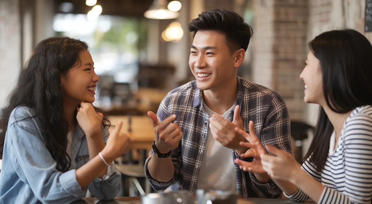 Singlish in Real-World Chat Young Singaporean friends using Singlish in conversation