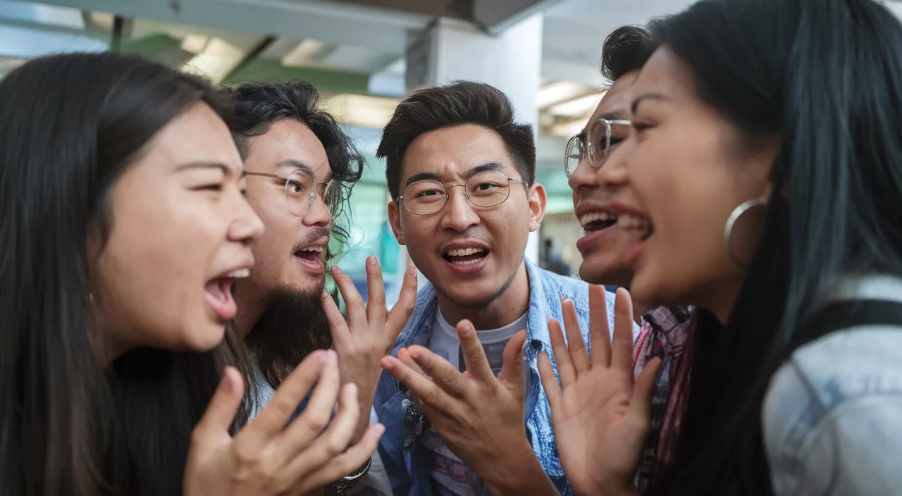 Singlish for dramatic moments Local speech with high drama