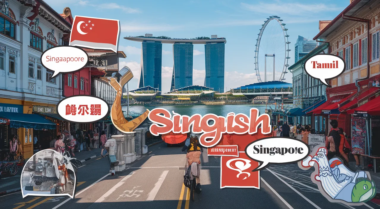 Singlish evolution graphic