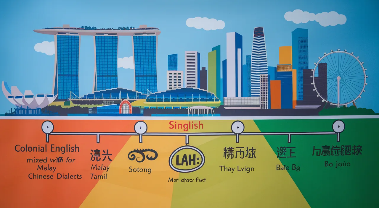 Singlish evolution timeline