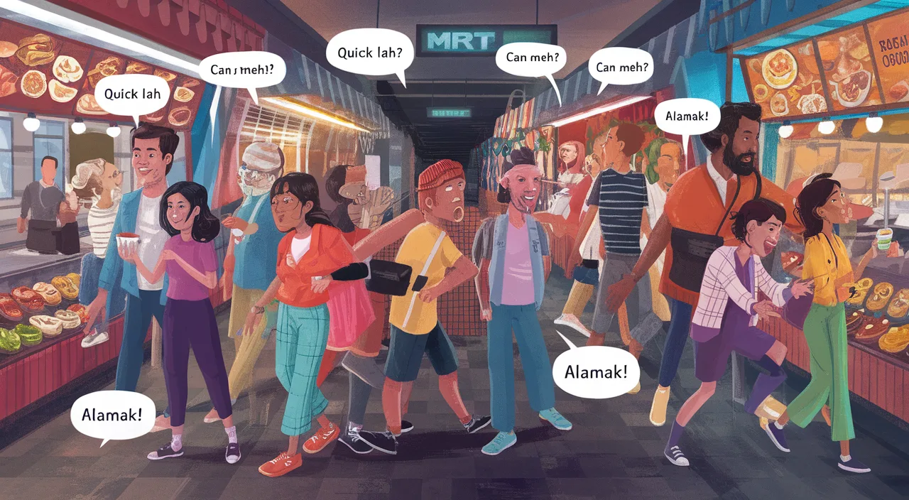 Singlish origins illustration
