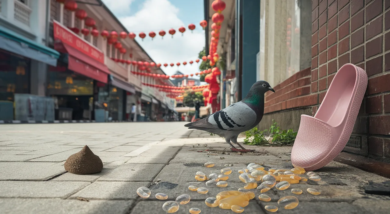 Unlucky day in Singapore Singapore unlucky street scene