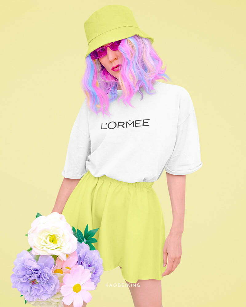 women in over sized t shirt streetwear singapore white style vinyl dtg print women in over sized t shirt streetwear singapore white style vinyl dtg print