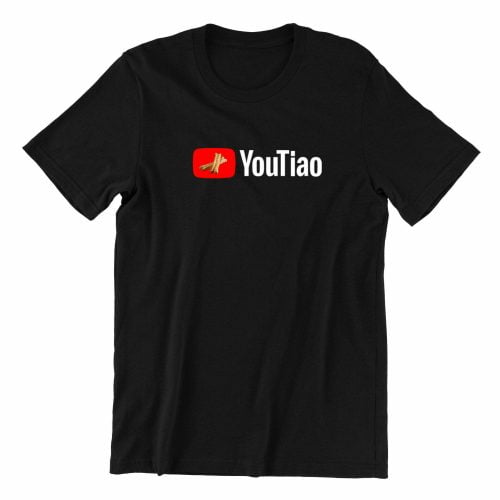 youtiao-black-casualwear-womens-t-shirt-design-kaobeiking-singapore-funny-clothing-online-shop